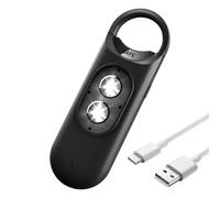 Security Alert Device, Powerful Portable Alarm, Travel Siren with Light, Protective Accessory with Details, 3.8 x 1.2 Inch Personal Product, Defense Tool for Night Application