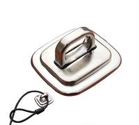 Security Anchor Base Plate for Keyed or Combination Cable Locks,Desk Mount Anchor Accessory for Cable Locks