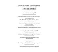 Security and Intelligence Studies Journal: Volume 3 Number 1