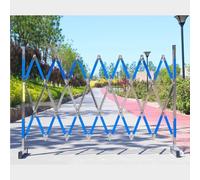 Security Barrier,Industrial Expandable Metal Barricade - Outdoor Retractable Traffic Fence, Flexible Crowd Control Barriers, Mobile Safety Barrier Gate for Site, Elevator