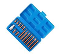 Security Bit Set 15 Piece S2 Steel Magnetic Tamper Proof Universal
