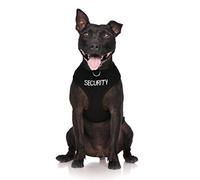 SECURITY Black Colour Coded Non-Pull Front and Back D Ring Padded and Waterproof Vest Dog Harness PREVENTS Accidents By Warning Others Of Your Dog In Advance (L)