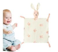 Security Blanket For Kids, Bunny Stuffed Animals Soothing Sensory Toy, Bunny Stuffed Animals Security Blanket Breathable Soothing Towel For
