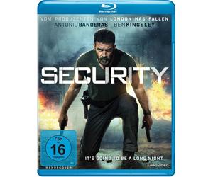 SECURITY BLU-RAY - ANTONIO BANDERAS/SIR BEN KINGSLEY NEW