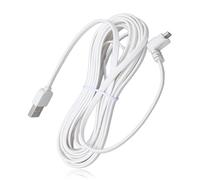 Security Camera Charging Cable Replacement, Power Extension Cord Compatible with Arlo Pro Arlo Pro 2 Arlo GO, 6.6ft/2m, Ideal for Indoor Outdoor Continuous Power Supply