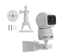 Security Camera Corner Mount Bracket for eufy S350, Adjustable Camera Mounting Bracket for eufy Solocam, and Camera with Standard 1/4 Screw, Stable Flexible Wall Mount Holder(Camera Not Included)