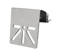 Security Camera Corner Mount Bracket, Rust Resistant White Metal for Outdoor Installations, Outdoor Camera Mount