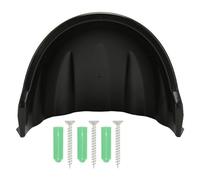 Security Camera Cover, ABS Plastic Outdoor Security Camera Cover Sun Rain Shade with Mounting Bracket Weatherproof Sunshade for Most Security Cameras (Black)