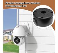 Security Camera Mount Box - Junction Box Bracket, Waterproof Cover, Outdoor Protection, Reliable Base Fixture, Dome Cameras, Solar Panel Compatible | Stable Installation for Home Business Surveillence