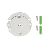 Security Camera Mount Bracket ABS Indoor Outdoor Wall Mount Bracket for CCTV Security Dome Camera No Drilling Dome Camera Wall Mount Bracket Universal Security Camera Wall Mount White Home Security