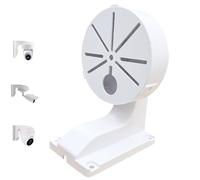 Security Camera Mount Indoor Outdoor Cameras Wall Mount L Type Bracket for CCTV Security Dome IP Camera Mounting,Junction Box Cable Management Mounting Case,DaHua Hikvision Dome Cameras Bracket