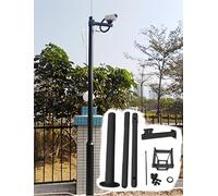 Security Camera Mount Pole, Adjustable Floor Stand for Outdoor Surveillance in Home and Commercial Settings