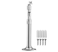 Security Camera Mounting Bracket - Adjustable Ceiling Wall Telescopic Bracket, Universal Aluminum Alloy Extendable Hanging Pole Bracket | Stable Installation for