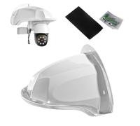 Security Camera Outdoor Rain Shield 29x20.5cm - All-Weather Protection - Camera Sunshade & Rain Cover for Outdoors, Suitable for Apartment Balcony, Fence & Storefront Exterior