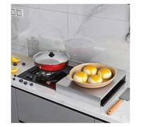 Security Camera Pole Stainless Steel Stove Gap Cover, Sturdy Range Cover for Gas & Electric Stoves, Washable Smooth Utility Camping Butcher Block(42x40x7x2cm(17x26x3x0.08in))