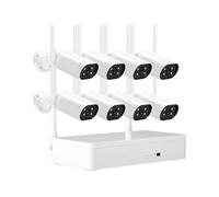Security Camera System CCTV Video Kit 3MP Wireless Security Camera Set 8CH NVR Infrared Night Vision Outdoor Surveillance Camera System(None,8 Cameras)