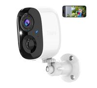 Security Camera Wireless Outdoor,FHD 2K Outdoor/Indoor WiFi Wireless Camera,Outside Battery Cameras For Home Security,Motion Detection,IP65 Weatherproof,2-Way Talk,Color Night Vision,Cloud/SD Storage