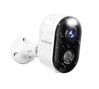 Security Cameras Wireless Outdoor, Battery Powered 2k Color Night Vision, AI Motion Detection Spotlight Siren, IP66 Weatherproof, 2-Way Talk, SD/Cloud Storage, 2.4Ghz WiFi Cameras for Home Security