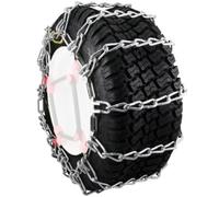 Security Chain Company 1061256 Max Trac Heavy Duty Zinc Traction Tire Chains, Designed for Snow Blowers and Garden Tractors in Snow, Ice and Mudd, Set of 2