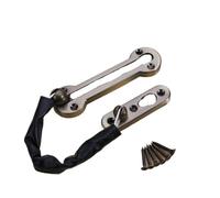 Security Chain Door Lock, Door Chains for Front Door Anti-Theft Stainless Steel Hotel Door Chain Latch(Green Bronze)