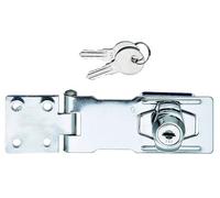Security Closing Hasp Lockable Chromated 100 x 41,5 mm