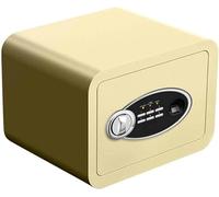 Security, Digital Large Capacity Safety Electronic Security Steel Money Cash Home Office Key Operated Safe Fingerprint Double Layer 35 * 25 * 25cm, Black-1
