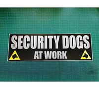 SECURITY DOGS AT WORK Magnet K9 Unit Handler DOG unit SIA PATROL (460x150mm)