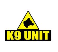 SECURITY DOGS Sticker Head K9 Unit DOG Handler SECURITY SIA PATROL 200mm x1 (400x265mm)