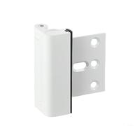 Security Door Reinforcement LockHeavy-Duty Aluminum Door Blocker for Swing-In Doors, 800 lbs Force Resistance, Child-Safe(white)