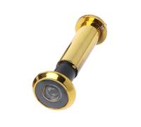 Security Door Viewer Peephole for Front for w/Privacy Cover Optical Glass L Drop Ship for Home Office(Gold)