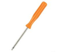 Security for torx Screwdriver Set for t6 for t8 with Hole - Chrome Vanadium Steel Game Console Repair Tool for Xbox for ps5 for Ring Doorbell - 100mm Orange Handle 2 Pack