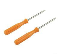 Security for torx Screwdriver Set for t6 for t8 with Hole - CR-V Steel Game Console Repair Tool for Xbox for ps3 for ps4 for ps5 Doorbell - 2 Piece Kit 100mm