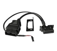 Security Gate Bypass OBD2 Cable with Fixed Wiring Harness and Under-Dash Mounting Bracket, for Jeep Dodge RAM 1500/2500 2018-2020