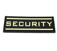 Security Glow in The Dark Airsoft Paintball PVC Morale Patch