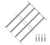 Security Grille for Windows Safe Adjustable Multi Sizes Multi Models vidaXL