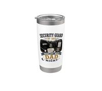 Security Guard by Day World’s Best Dad by Night Funny Dad Stainless Steel Insulated Tumbler