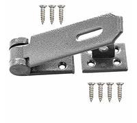 Security Hasp & Staple Clasp 3.5 Inch Heavy Duty Door Locks Shed Garage Outhouse