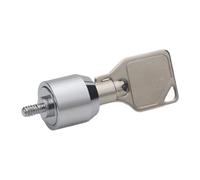 Security Key Lock, Anti-Theft Metal Chassis Protection for Desktop PC with Security Slot, Silver 8x5x3cm