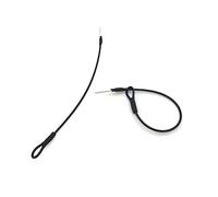 Security Lanyard Wire 100 Piece Black for Mini Tag EAS Loss Prevention Antishoplifting Systems