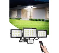 Security Lights Outdoor Motion Sensor 100W,10000LM Flood Light with Remote Control,6500K Daylight White Floodlight with Sensor,IP66 Waterproof PIR Security Lights Outdoor for Garden Garage Porch