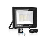 Security Lights Outdoor Motion Sensor, 50W Floodlights with Sensor 5000LM Cold White 6500K Daylight IP66 Waterproof Outdoor Led Light with Motion Sensor for Garden, Garage, Backyard, Courtyard