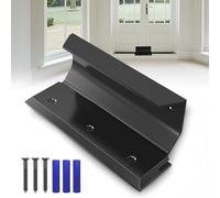 Security Lock Door Brace - Heavy Duty Aluminum Alloy Door Lock Barricade - Front Door Security Barricade for Inward Blemished Door, Standard Doors, French Doors - Security Brace for Door