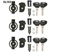 Security Lock Key Unification Kit GIVI SL103 for 3 Motorcycle Cases-Bags