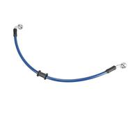 Security Lock Universal 40cm Motorcycle Brake Clutch Oil Hose Line Pipe Blue Hydraulic Reinforced Stainless Steel Braided Hose(60cm)
