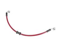 Security Lock Universal 40cm Motorcycle Brake Clutch Oil Hose Line Pipe Red Hydraulic Reinforced Stainless Steel Braided Hose(50cm)