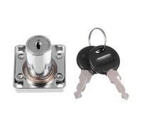 Security Mailbox Drawer Lock, Zinc Alloy, Silver, with Key