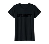 Security Officer Apparel Security Team Outfit Security Guard Value Graphic T-Shirt, Women, Black, XL