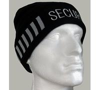 Security Officer Black Knitted Bob Beanie Watch Cap Hat SIA