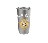 Security Officer Enforcement Badge for Policemen Sheriff Stainless Steel Insulated Tumbler