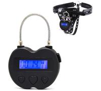 Security Padlock Electronic Timer Lock Behavioral Habit Aid Multi-Purpose Game Lock